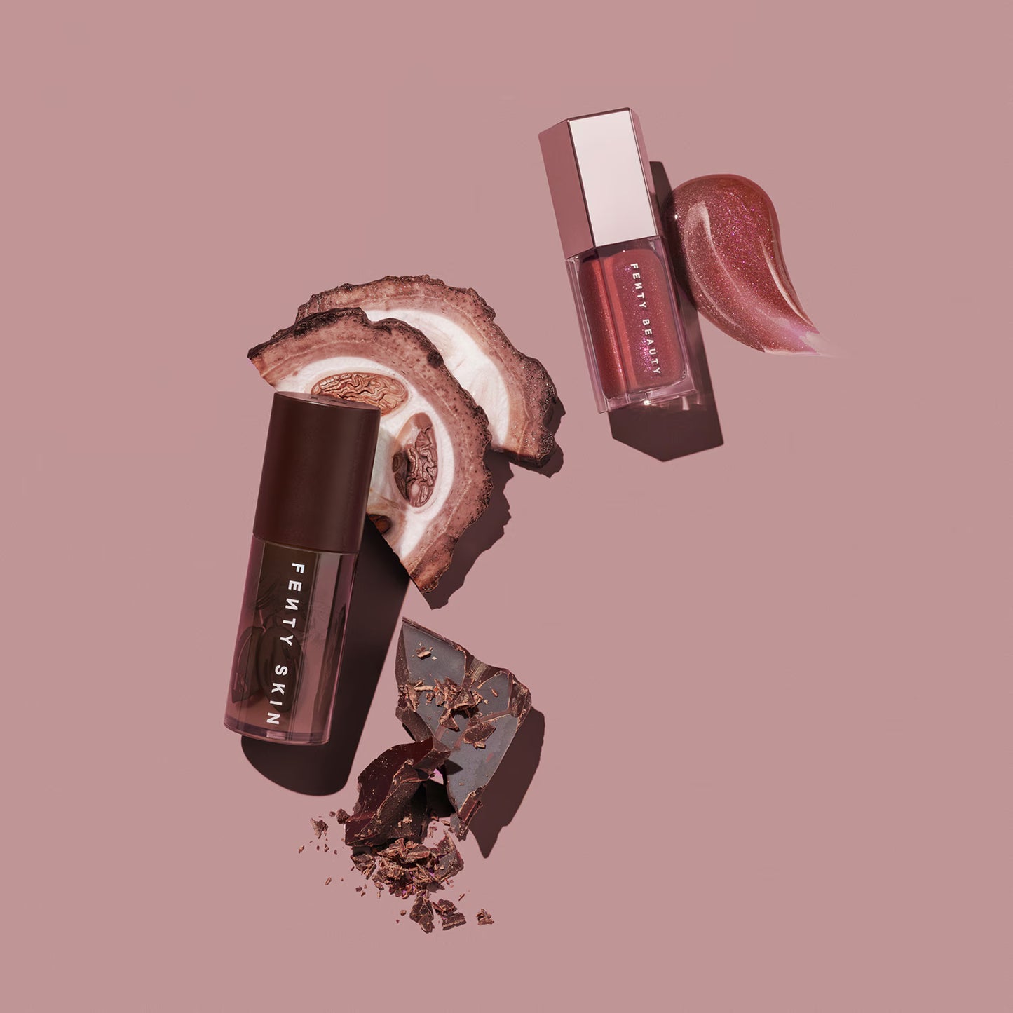 FENTY SKIN Fenty Treatz Cacao + Gloss Bomb Mini Hot Chocolit