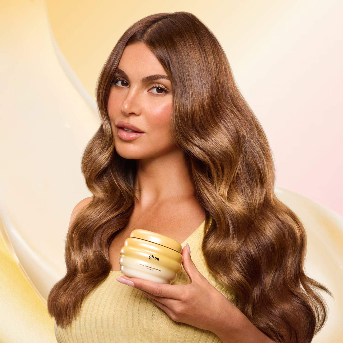 GISOU Honey Gloss Ceramide Therapy – Masque cheveux