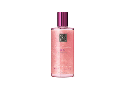 The Ritual of Yozakura – Huile Scintillante pour le Corps 100 ml