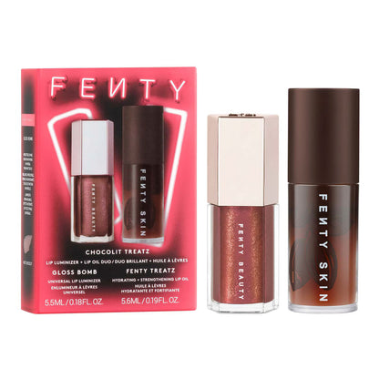 FENTY SKIN Fenty Treatz Cacao + Gloss Bomb Mini Hot Chocolit