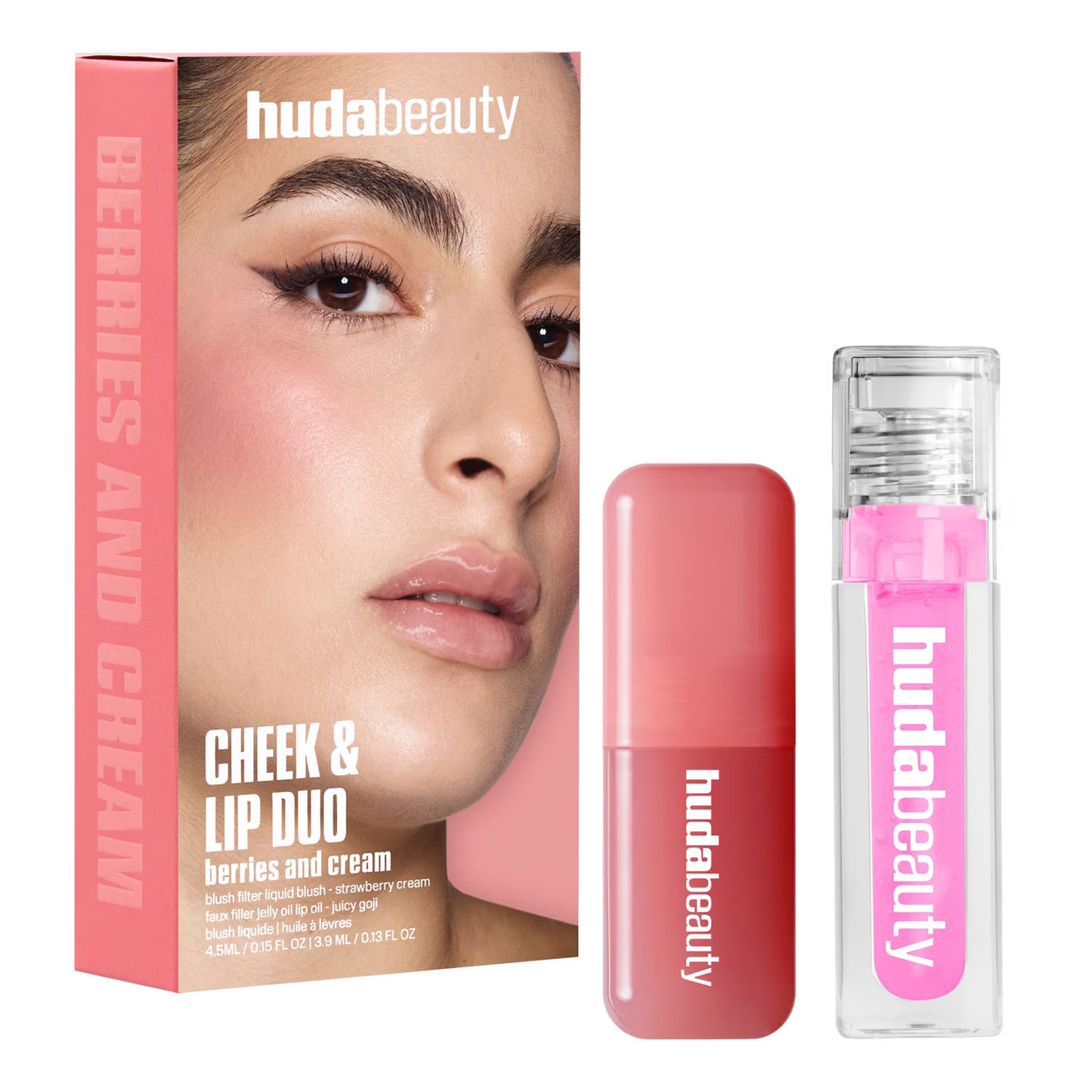 HUDA BEAUTY Cheek & Lip Duo Berries and Cream